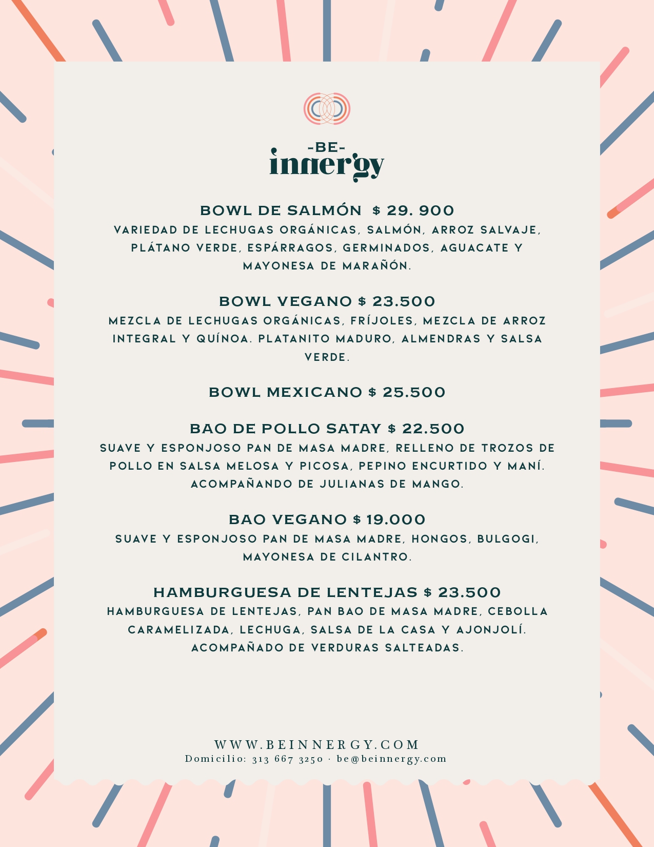 Carta de Be Innergy en Container Market, Armenia — página 1